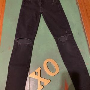 Mother “Looker” Ankle Fray Distressed - Size 12